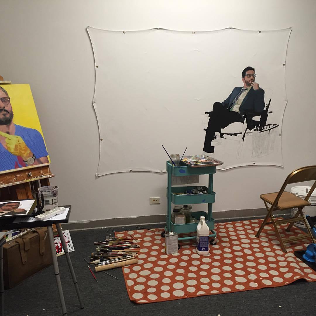 Pete Nawara in studio